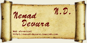 Nenad Devura vizit kartica